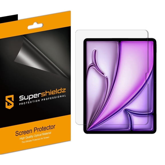 (3 Pack) Supershieldz Designed for  iPad Air 13 inch (M4/M3/M2, 2026/2025/2024) Screen Protector, High Definition Clear Shield (PET)