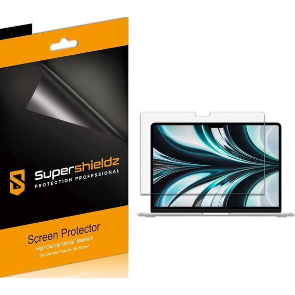 Supershieldz Designed for MacBook Air 13.6 inch (M5/M4/M3/M2 Chip, 2022-2026) Anti-Glare (Matte) Screen Protector (3 Pack)