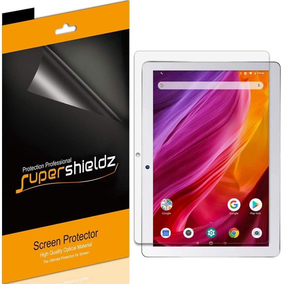 Supershieldz Designed for Dragon Touch KidzPad Y88X 10 Kids Tablet (10.1 inch) / Dragon Touch K10 / Notepad K10 Tablet 10.1 inch Screen Protector, High Definition Clear Shield (PET) (3 Pack)
