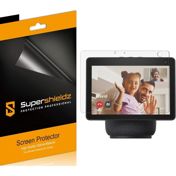 Supershieldz Designed for Echo Show 10 (10.1 inch, 3rd Generation) Screen Protector, High Definition Clear Shield (PET) (3 Pack)