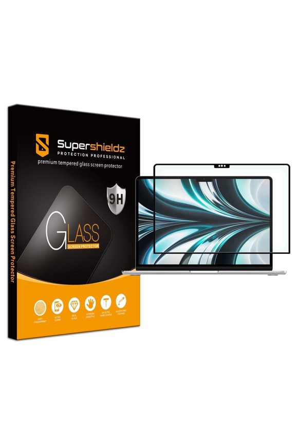 Designed for New MacBook Air 13.6 inch (M5/M4/M3/M2 Chip, 2022-2026) Tempered Glass Screen Protector, Anti Scratch, Bubble Free