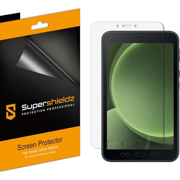 Supershieldz Designed for Samsung Galaxy Tab Active 5 (8 inch) Screen Protector, High Definition Clear Shield (PET) (3 Pack)