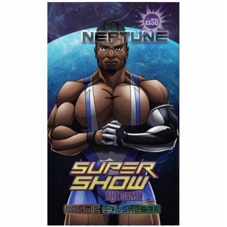 Supershow Cosmic Crusader: Neptune - Wrestling Card and Dice Game. SRG Structure Deck. Ages 12+, 2-6 Players, 10 Min Game Play