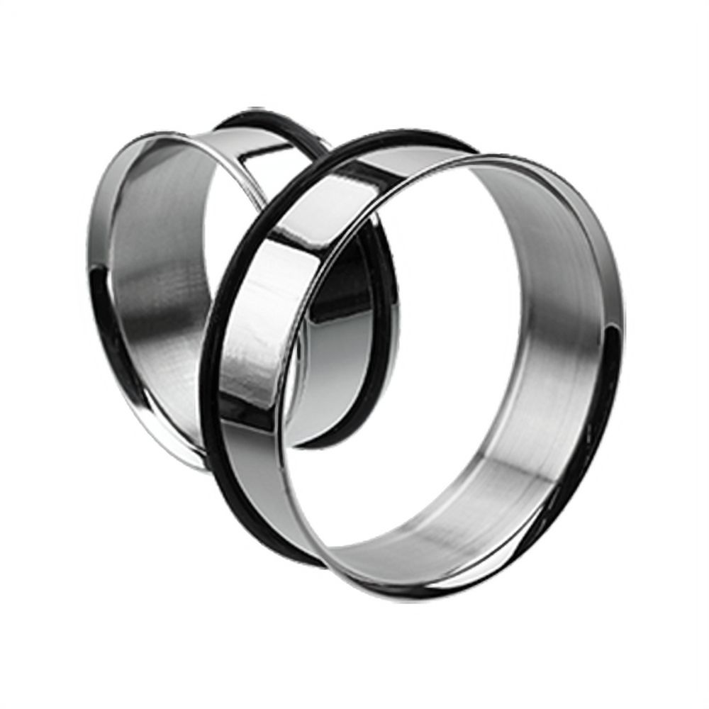 Supersize Basic Steel Single Flared Ear Gauge Tunnel Plug