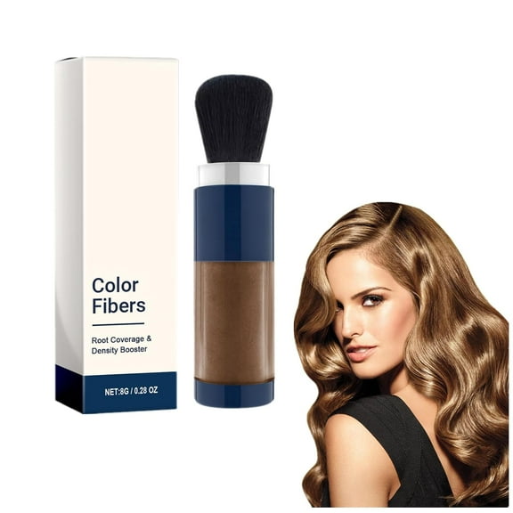 Supersize Color Fibers with Refill Set, Hair Fiber Powder for Women Colored Hair Thickener, Temporary Hair Color for Root Touchup with Hair Thickening Fibers