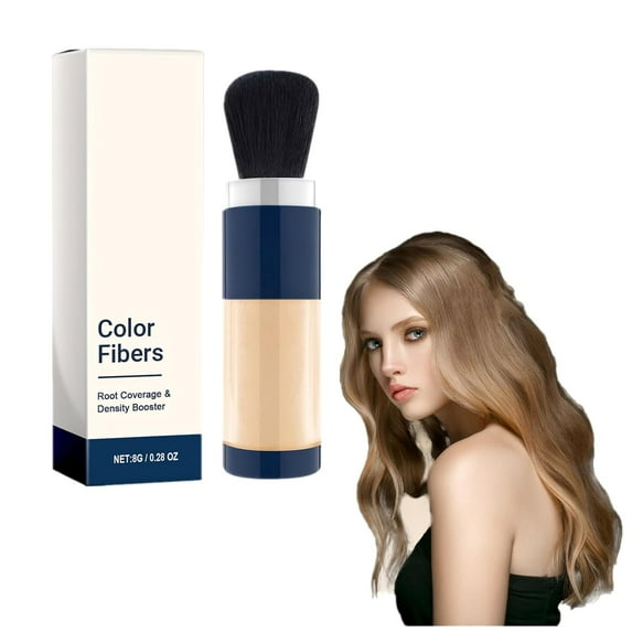 Supersize Color Fibers with Refill Set, Hair Fiber Powder for Women Colored Hair Thickener, Temporary Hair Color for Root Touchup with Hair Thickening Fibers