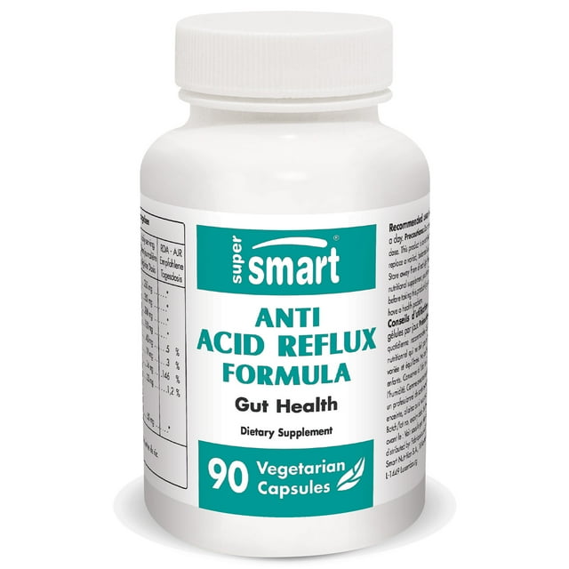 Supersmart Anti Acid Reflux (Antacid Supplement) Natural Heartburn
