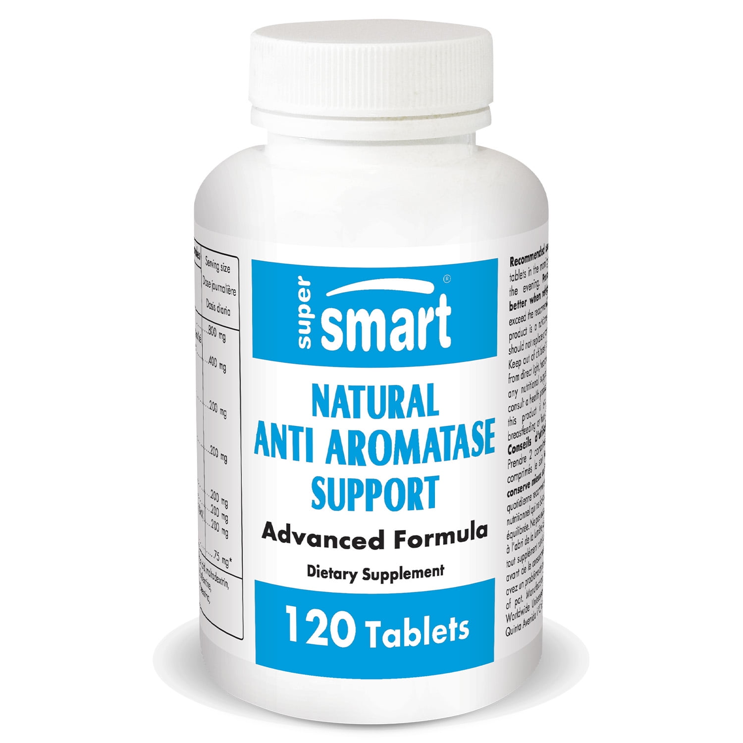 Supersmart Anti Aromatase Support with Chrysine & DIM Natural Estrogen Blocker Endocrine