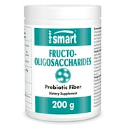 Supersmart - Fructo Oligosaccharides Powder (Prebiotic FOS) - Fiber Supplement - Oligofructose Inulin - Digestive Support & Gut Health | Non-GMO & Gluten Free - 200 g
