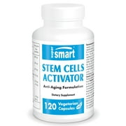 Supersmart - Stem Cells Activator - with Fucoidan - Anti Aging Supplement - Immunity & Brain Support | Non-GMO & Gluten Free - 120 Vegetarian Capsules