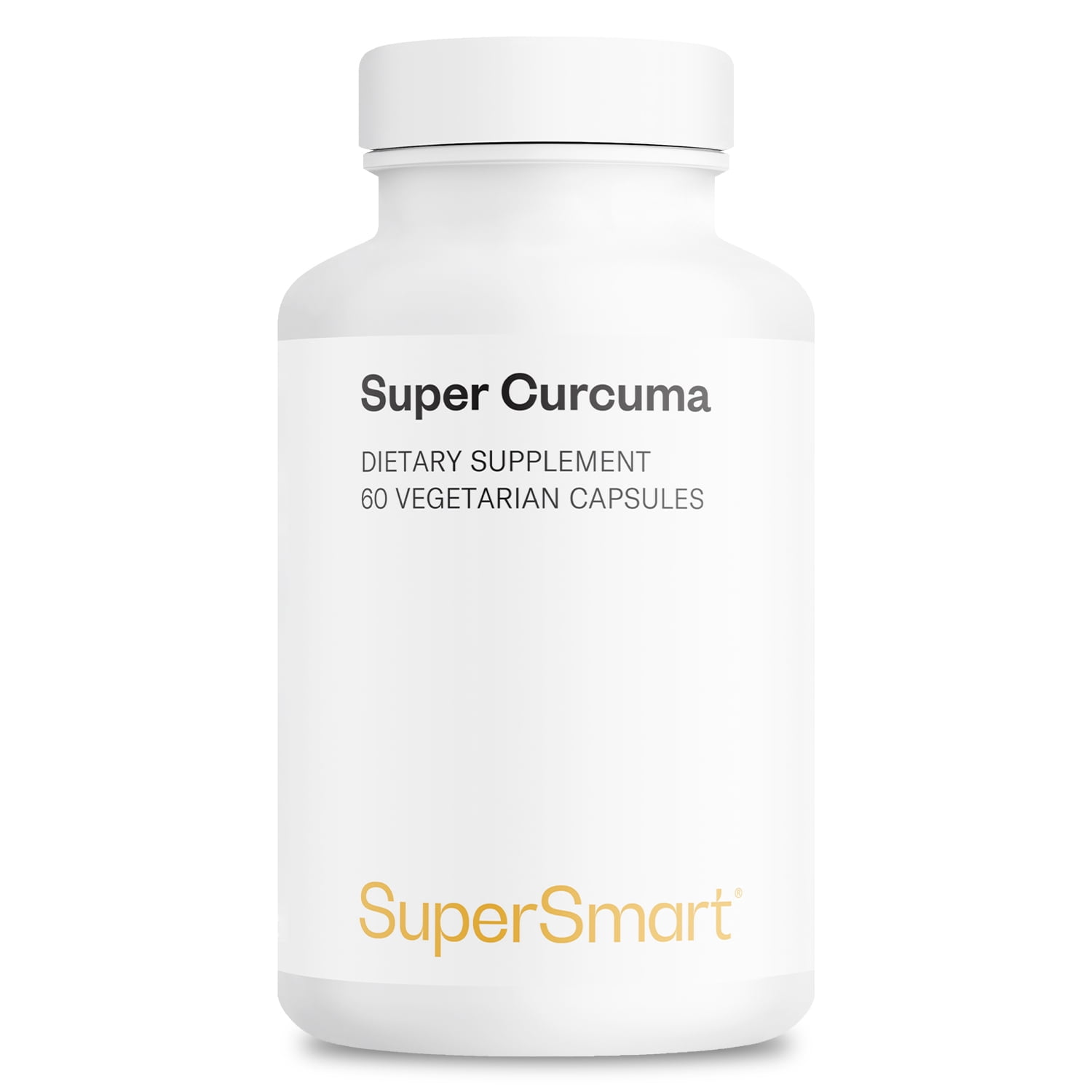 SuperSmart Super Curcuma 1000mg per Day (High Absorption) - Patented Meriva Curcuma - Curcumin Phytosome | 60 Vegetarian Capsules - Non-GMO