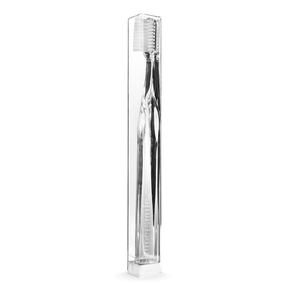 Supersmile Crystal Collection Toothbrush, 45 Degree Angled, Soft, White Coral