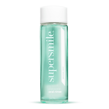 Supersmile Oral Rinse Mouthwash - Clinically Formulated Mint Flavored Sugar Free Dental Mouthwash - Fresh Breath - Anti-Germicidal - Alcohol-Free (16 Fl Oz)