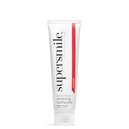 Supersmile Cinnamon Burst Whitening Toothpaste, 4.2 Ounce