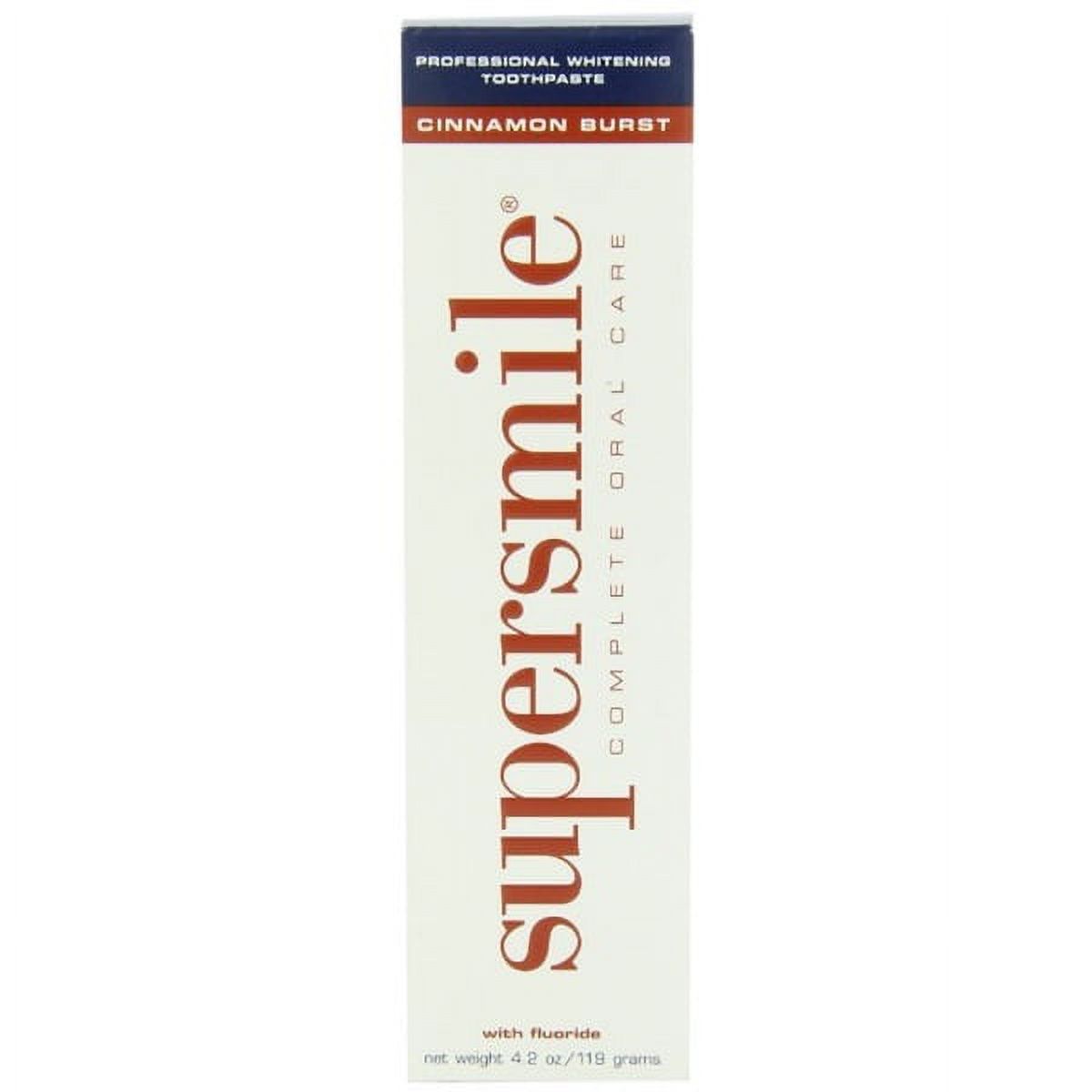 Supersmile:Professional Whitening Cinnamon Burst Toothpaste 4.2oz - image 1 of 11