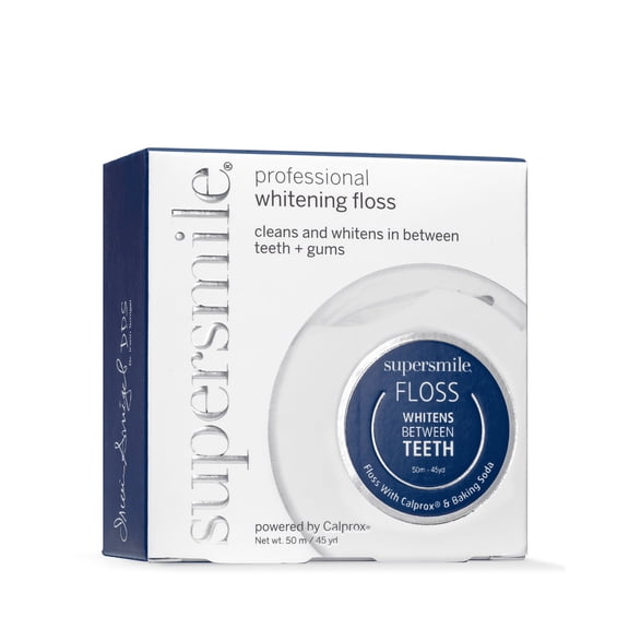 Supersmile Professional Whitening Dental Floss Gentle, Mint-Flavored, 1 Count