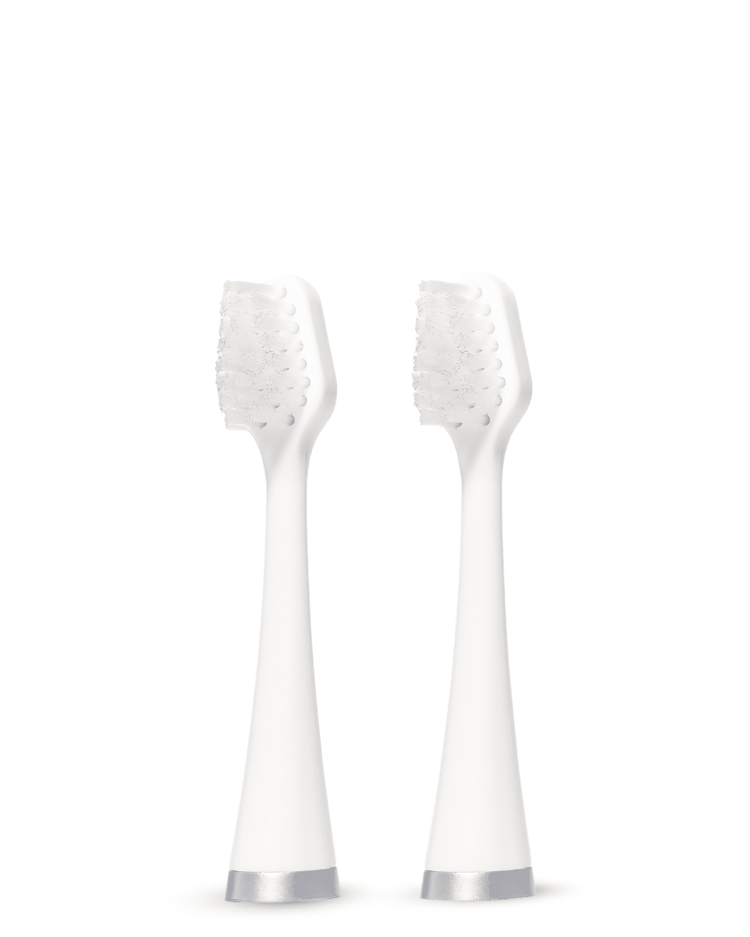 Supersmile Series II LS45 Replacement Brush Heads for Sonic Pulse Toothbrush - Patented 45° Soft Bristles Deliver Professional Teeth Cleaning - No Sensitivity (White, 2 Count)