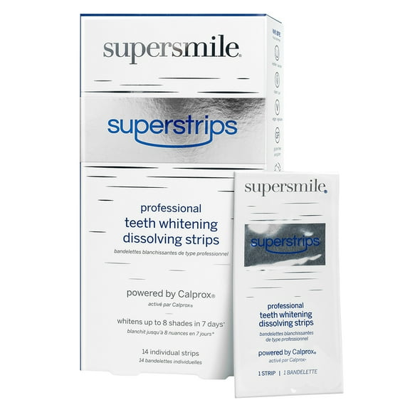 Supersmile Superstrips - Professional Teeth Whitening Dissolving Strips 14ct