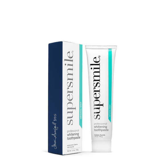Supersmile Original Mint Whitening Toothpaste, 1.4 Oz, TSA Travel