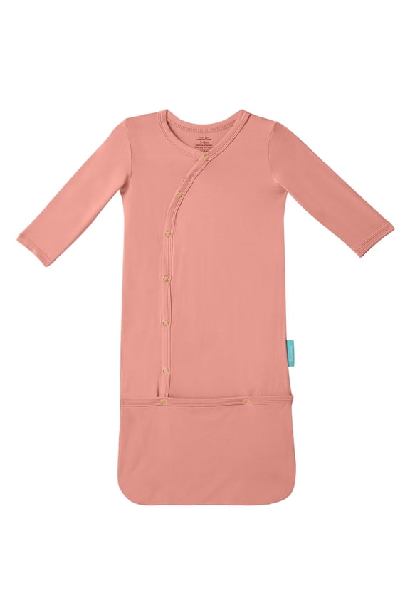 Supersoft Baby Sleeper Gowns, 1-Pack Premium Bamboo Viscose Infant Nightgown Sleepers Preemie Newborn Snap Bundles