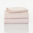 thumbnail image 1 of Supersoft College Dorm Sheet Set in Millennial Pink, Twin XL Size, Solid Blush Pink, Premium Microfiber, by Dawn, 1 of 6