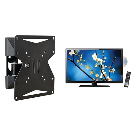 Supersonic 22" Class Full HD (1080P) Portable LED TV/DVD Combo (SC-2212) and Stanley TMX-022FM Basics Full-Motion Mount