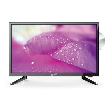 Supersonic Sc-2212 22" 1080p Led Tv/dvd Combination, Ac/dc Compatible With Rv/boat
