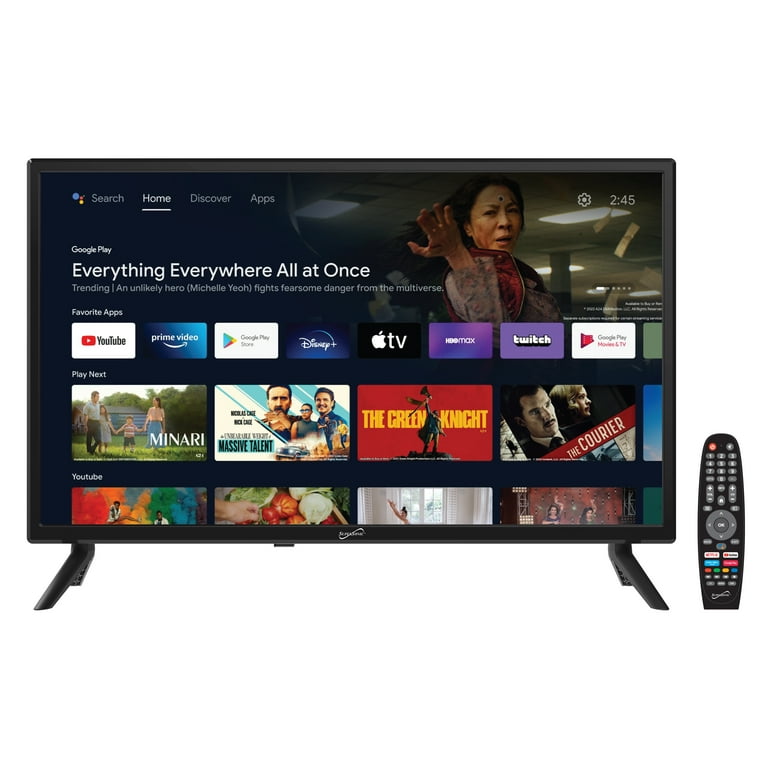 Supersonic SC-2450GTV-A 24-inch DLED SMART HDTV with Google
