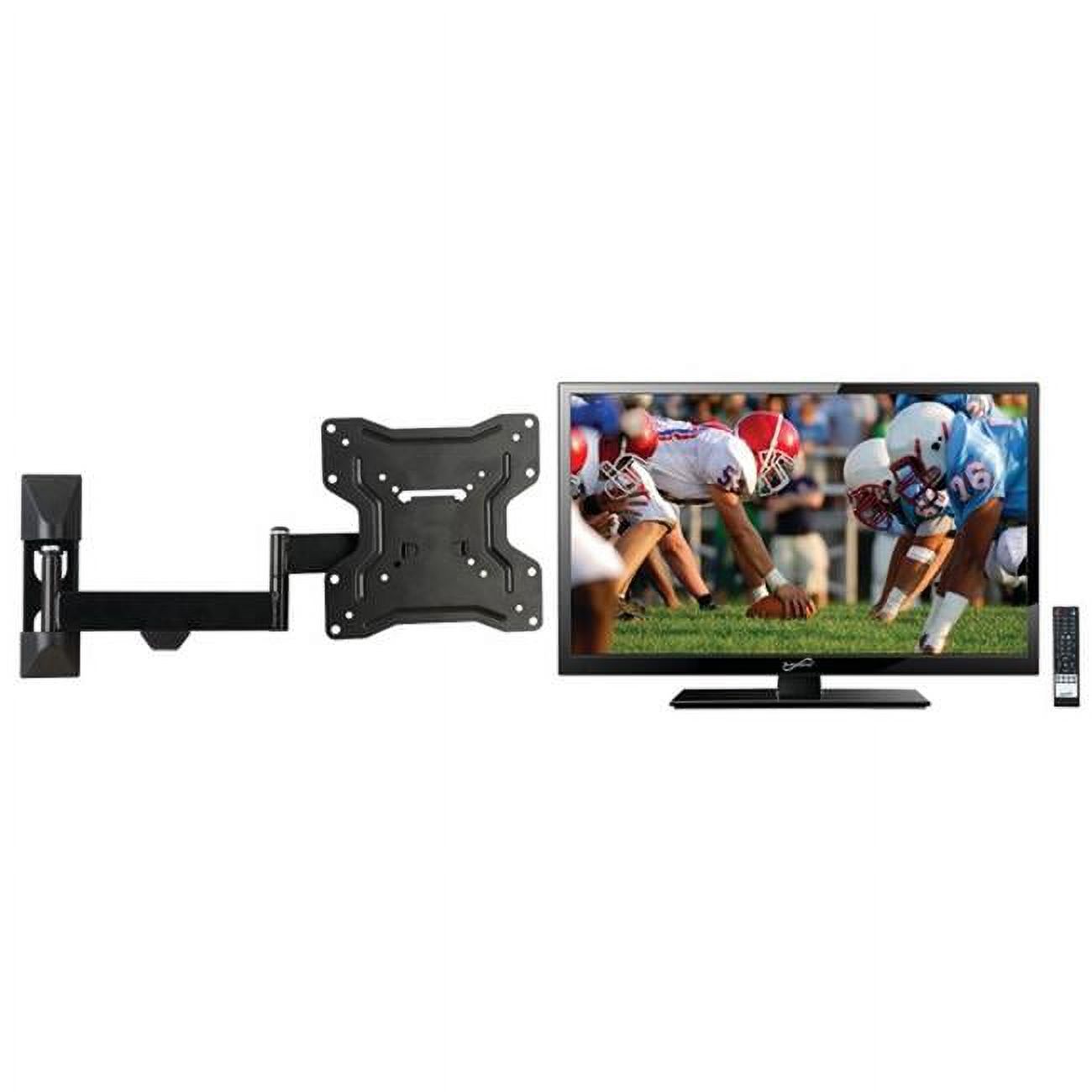 Supersonic 818549028535 19 in. Class HD 720P LED TV & Stanley TMX-102FM Full-Motion Mount - image 1 of 4