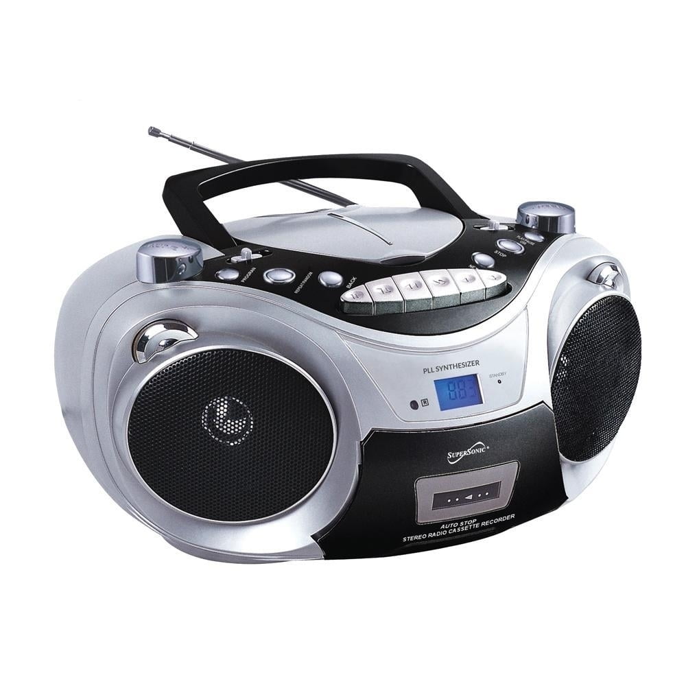 Supersonic Portable CD Player & Stereo Radio with USB