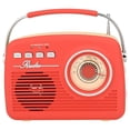 thumbnail image 1 of Supersonic Bluetooth Retro Speaker Rechargeable Multi-Function Black SC-1201BT, 1 of 7