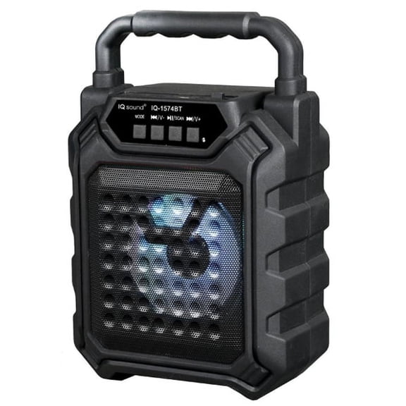 Supersonic IQ-1574BT Bluetooth Portable Speaker Black