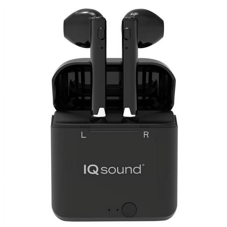 Supersonic IQ 235TWS BLACK Portable Bluetooth True Wireless Earbuds with Charging Case IQ 235TWS BLACK