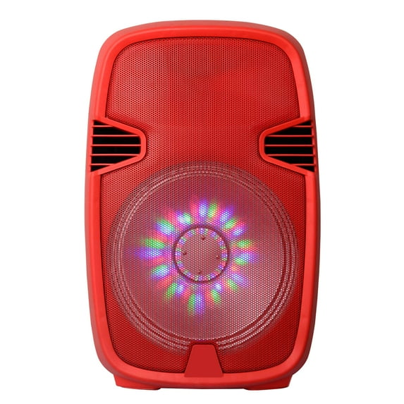 IQ Sound Portable Bluetooth Speaker System - Red - 50 Hz to 20 kHz - Battery Rechargeable - USB