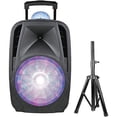 thumbnail image 1 of Supersonic IQ-7015DJBT-BK 15-Inch Tailgate Bluetooth® Speaker with Disco Ball and Stand, 1 of 1