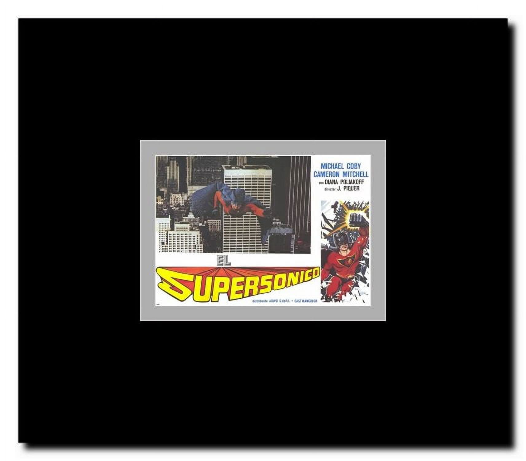 Supersonic Man Framed Movie Poster
