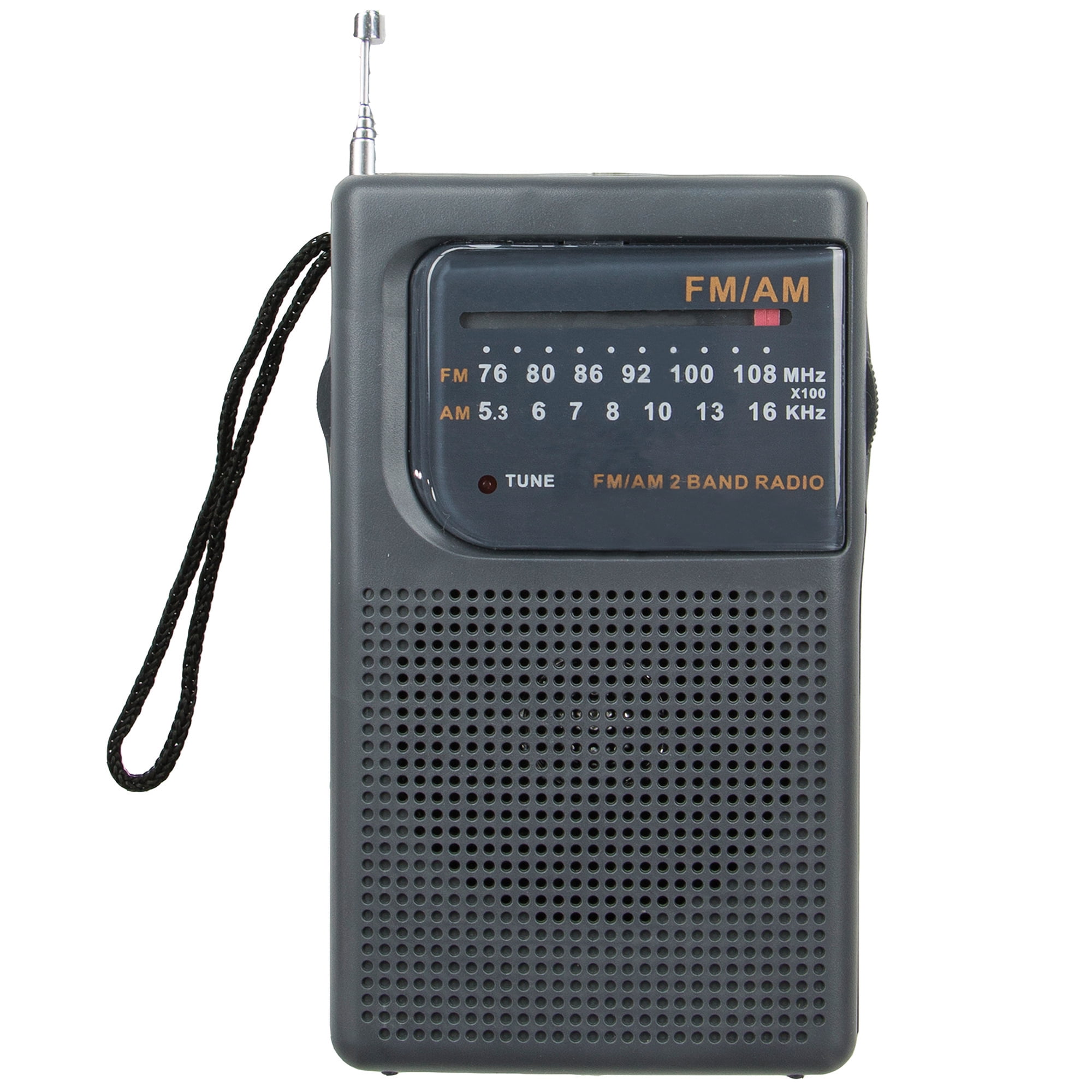 Supersonic Portable AM/FM Band Radio with Wrist Strap, SC-1105