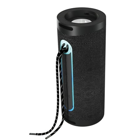Supersonic Portable Bluetooth Speaker with LED Flashlight and Speakerphone, SC-2340BT (Black), SC-2340BT