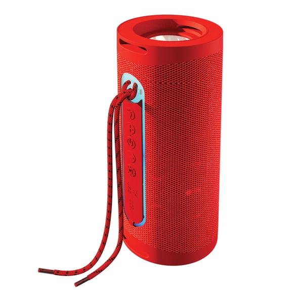 Supersonic Portable Bluetooth Speaker with LED Flashlight and Speakerphone, SC-2340BT (Red), SC-2340BT RED