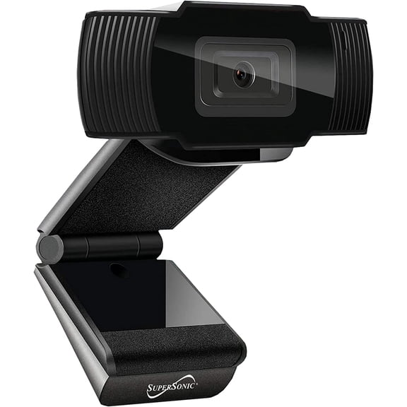 Supersonic SC-1210SR PRO Live Stream 10-inch LED Selfie Ring Light with Stand and 360° Phone Holder, 3 Color Modes, 10 Brightness Levels, USB Powered, In-Line Control, Tiktok/YouTube/Zoom Meeting