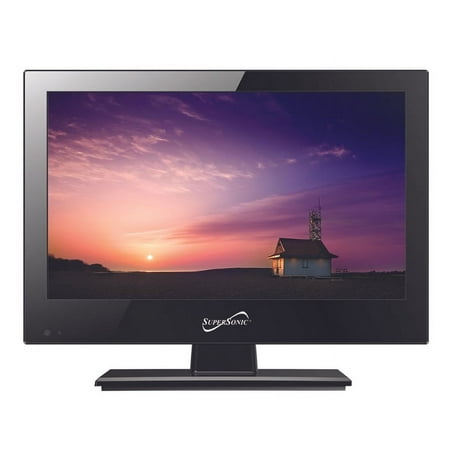 Supersonic SC-1311 13.3" 720p Widescreen LED TV, AC/DC Compatible for RV/Boat