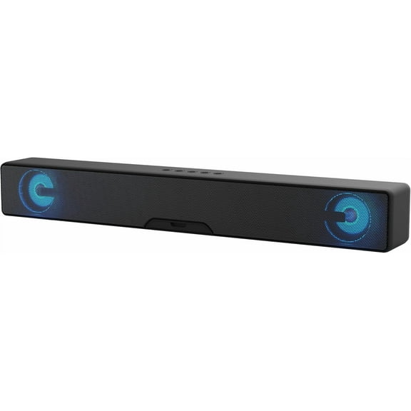 Supersonic SC-1423SB Bluetooth Rechargeable TV Soundbar RGB LED, FM Radio, HDMI ARC, AUX, USB, Micro SD, Built-in Mic, P
