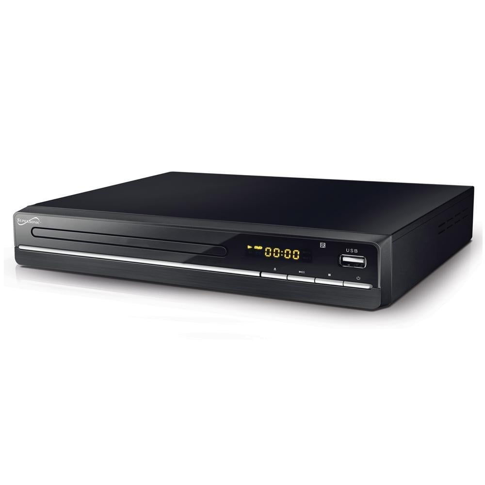 Supersonic SC-20H 2.0 Channel DVD Player with Surround Sound, HDMI Output, USB/SD Inputs, Multi-Language Subtitles, Compatible with DVD, VCD, CD, MP3, and Multiple Video Formats