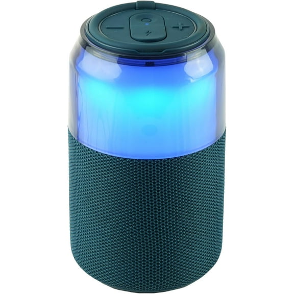 Supersonic SC-2335BT SodaBoom Multi-Color Glowing Portable Bluetooth Speaker Blue