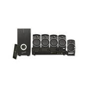 Supersonic SC-37HT 5.1 Surround Sound System, Home Theater with DVD/CD Playback, Karaoke, FM Radio, USB Input, 25W Speakers, Multi-Language Support, Remote Control Included