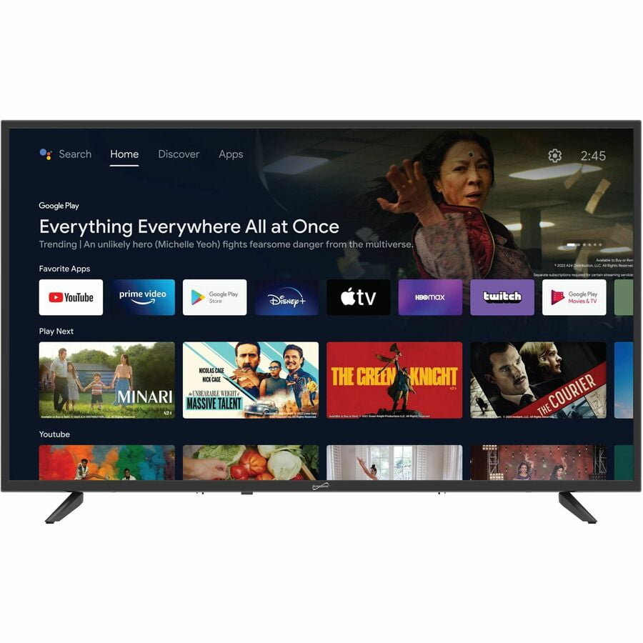 Supersonic SC-4350GTV 43-In. 1080p LED Smart HDTV, SC-4350GTV