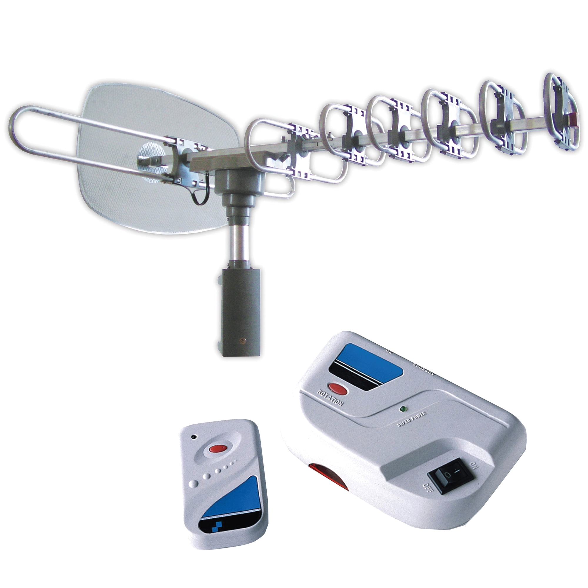 Supersonic SC-609 360° HDTV Digital Amplified Motorized Rotating Outdoor Antenna