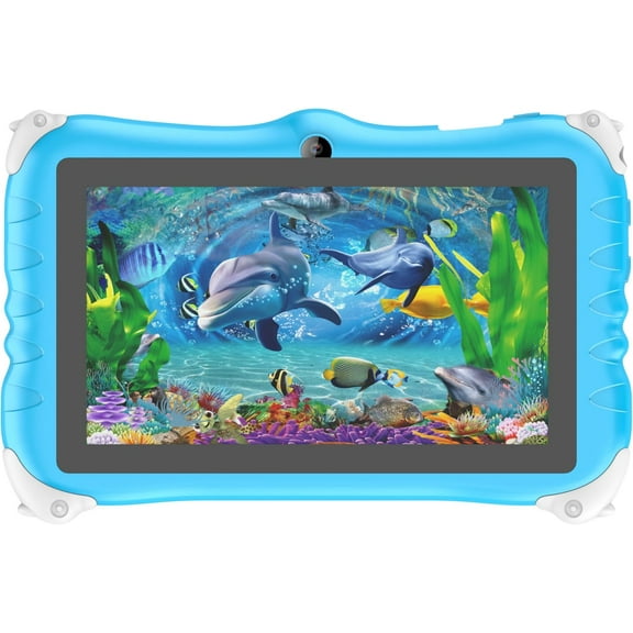 Supersonic SC-780KT Sonic 7jr 7" Kids Tablet Android 15, 3GB/32GB, Wi-Fi, Bluetooth, Dual Camera, Blue