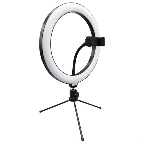 Supersonic Sc-1230rgb Pro Live Stream 10-inch Led Selfie Rgb Ring Light With Tabletop Stand