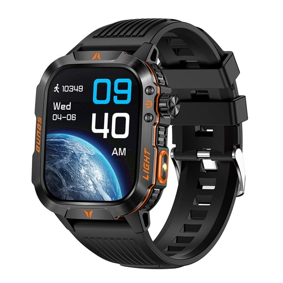 Supersonic XPLORE EDGE with 2-In. Color Touch Screen, Bluetooth, Heart Rate/Blood Pressure/Blood Oxygen/Sleep/Activity, and IP67 Water-Resistant